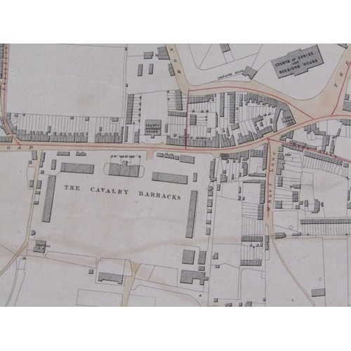 41 - A map of the town of Maidstone, Kent, 1848.  Thomas Hawksley was involved in water schemes of the Ri... 