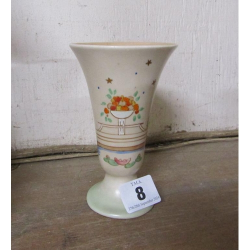 8 - CLARICE CLIFF NAPOLI VASE