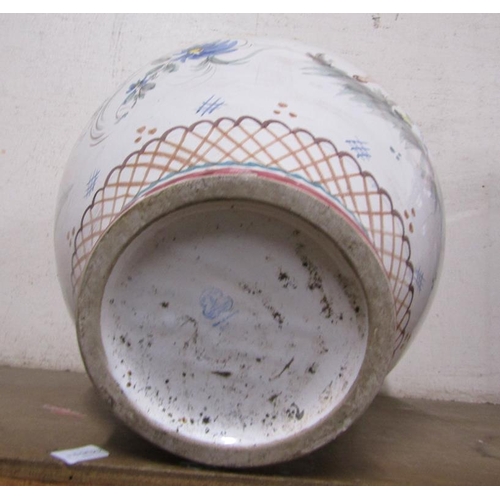 45 - LARGE EUROPEAN HAND DECORATED JUG