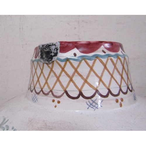 45 - LARGE EUROPEAN HAND DECORATED JUG
