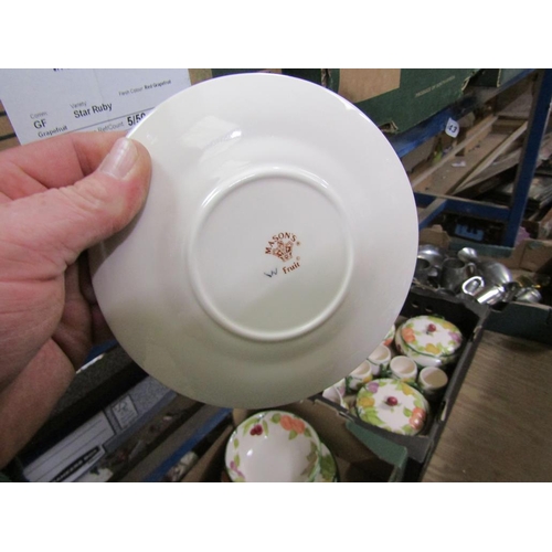 266 - MASONS FRUIT PATTERN PART SERVICE