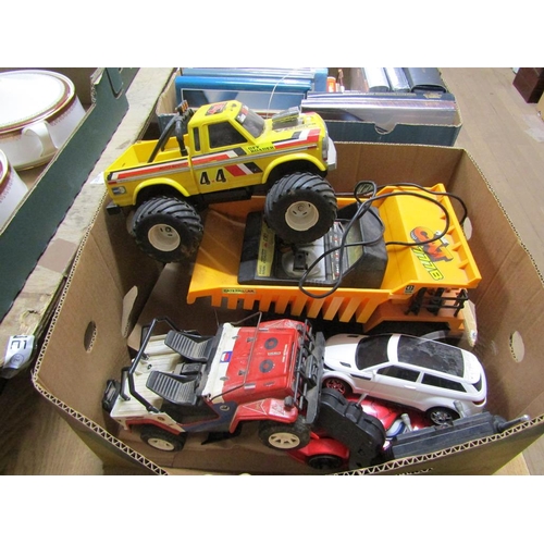 338 - BOX OF REMOTE CONTROL CARS