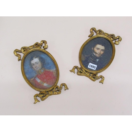 PAIR OF MODERN GILT FRAMED MINIATURES