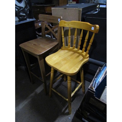 655 - TWO BAR STOOLS