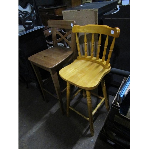 655 - TWO BAR STOOLS