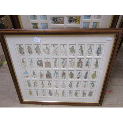 173 - FRAMED CIGARETTE CARDS