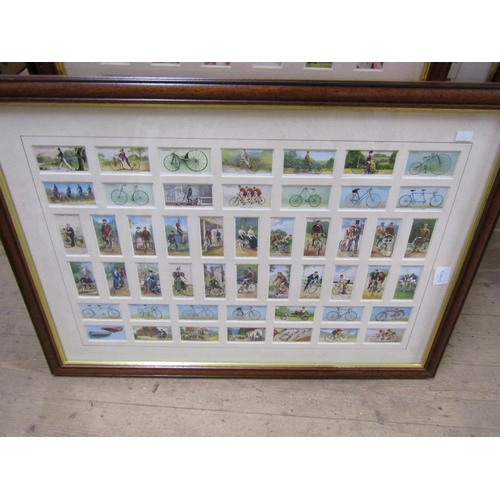 173 - FRAMED CIGARETTE CARDS