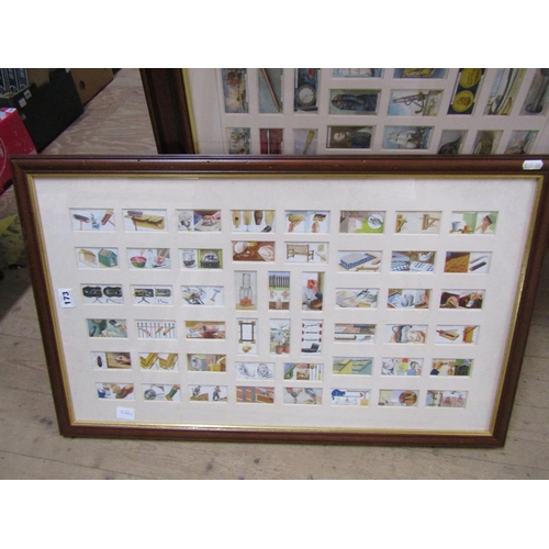 173 - FRAMED CIGARETTE CARDS