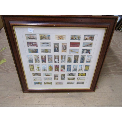 173 - FRAMED CIGARETTE CARDS