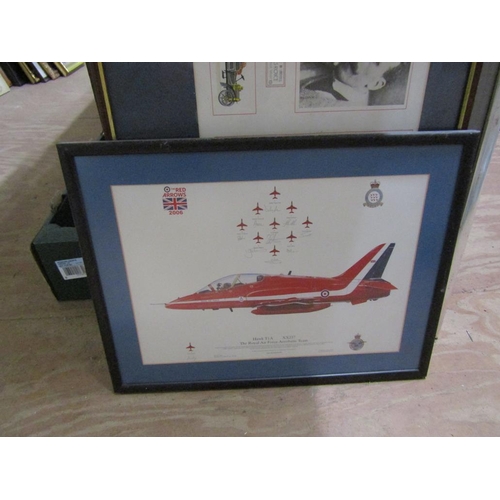 182 - COLLECTION OF AUTOMOBILE AND AEROPLANE PRINTS