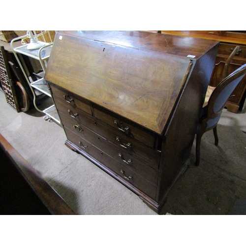 615 - GEORGIAN MAHOGANY BUREAU