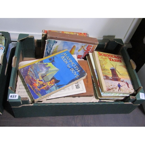 637 - TWO BOXES OF CHILDRENS BOOKS