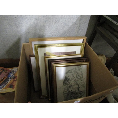 397 - QTY OF FRAMED PICTURES AND PRINTS