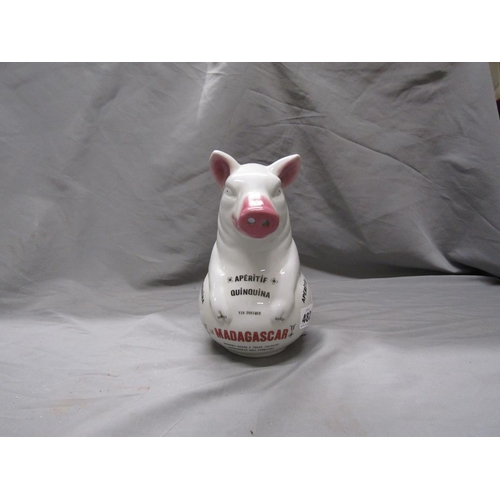 482 - FRENCH ADVERTISING PIG JUG