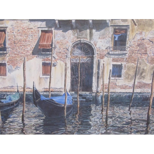 1112 - TWO COLOURED PRINTS - VENETIAN SUBJECTS, F/G, APPROX 55CM X 68CM