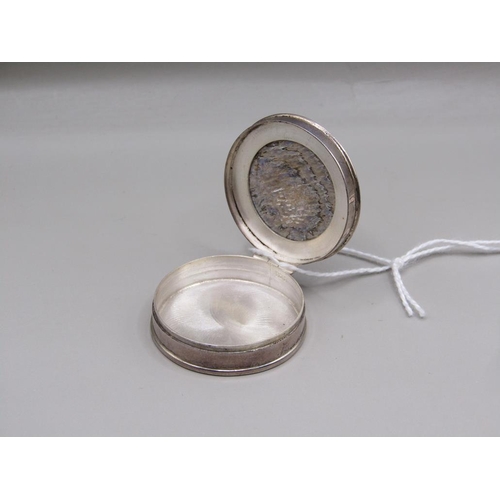 1543 - SILVER ABELONE SHELL PILL BOX