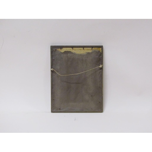 1172 - SIGNED INDISTINCTLY - SUMMER COTTAGE GARDEN, WATERCOLOUR, 18CM X 12CM