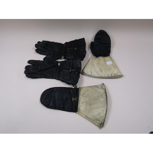 1186 - TWO PAIRS OF VINTAGE MOTORCYCLE GLOVES