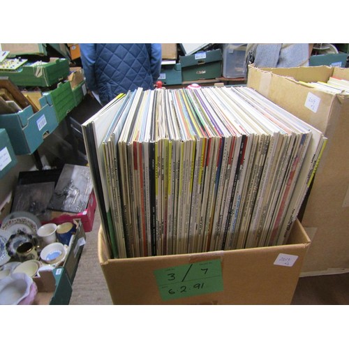 516 - THREE BOXES OF RECORDS