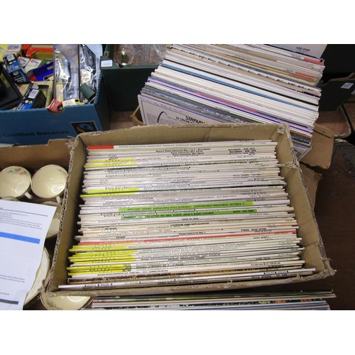 516 - THREE BOXES OF RECORDS