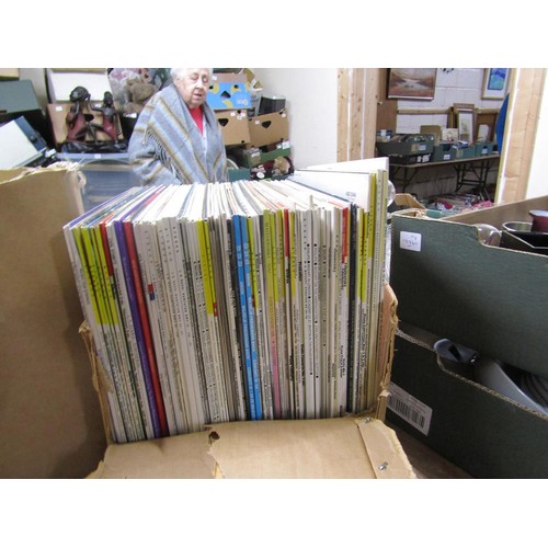 516 - THREE BOXES OF RECORDS