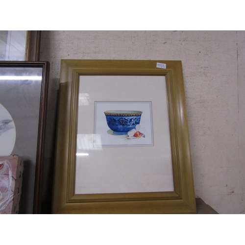 149 - QTY OF FRAMED PICTURES AND PRINTS, MIRROR