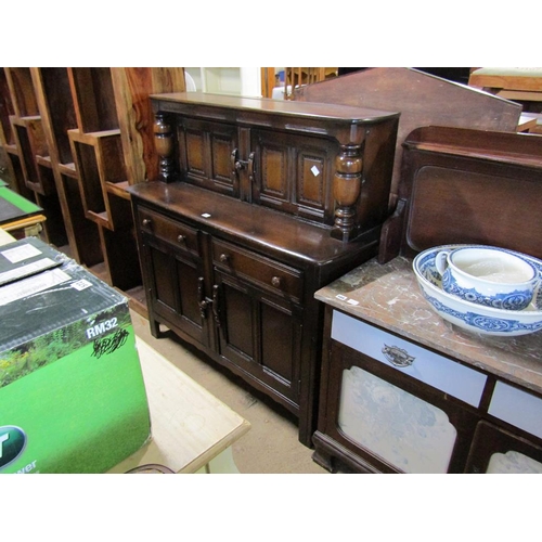 587 - ERCOL COURT CUPBOARD