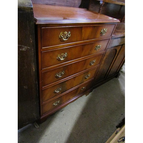 591 - MODERN MAHOGANY CHEST