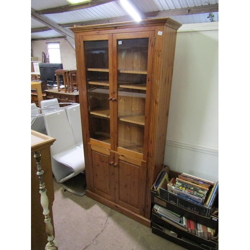 636 - MODERN PINE BOOKCASE