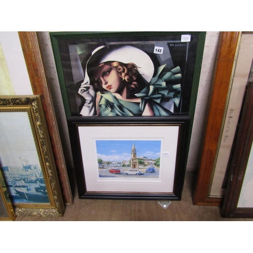 142 - TWO FRAMED PRINTS