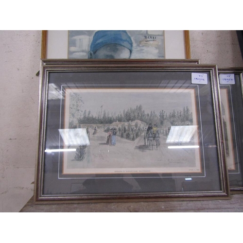 150 - FRAMED ENGRAVINGS AND PRINT