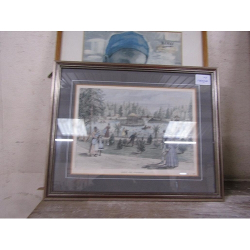 150 - FRAMED ENGRAVINGS AND PRINT