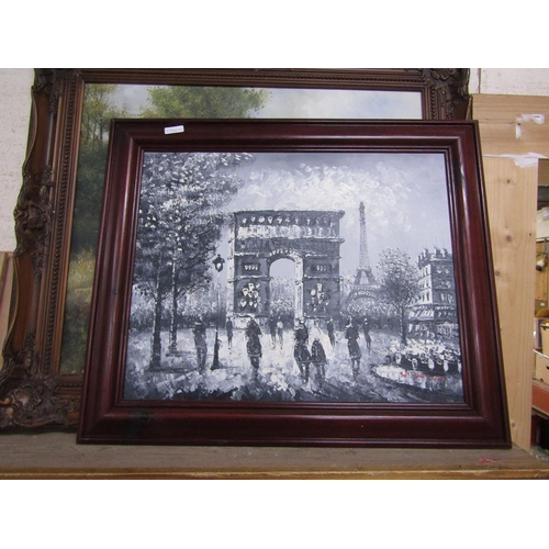 157 - COLLECTION OF FRAMED OILS AND PRINTS