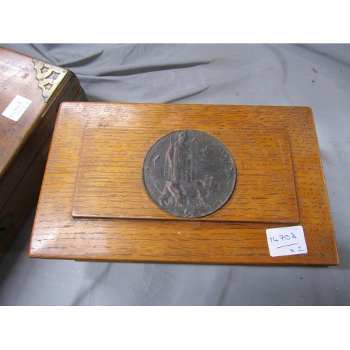 438 - BURR WALNUT CANTEEN BOX; CADDY