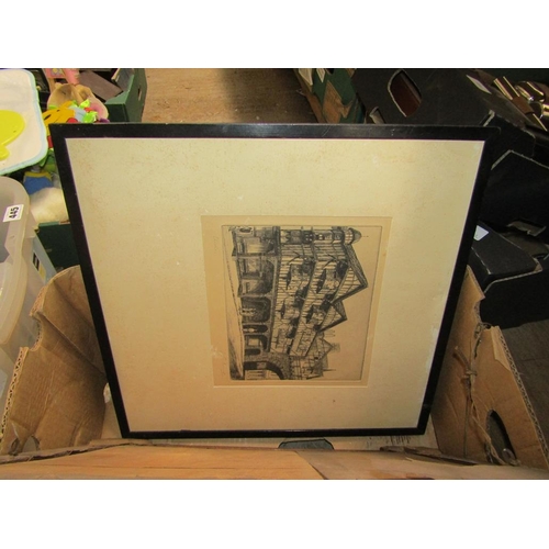 469 - BOX OF MIXED PRINTS AND ENGRAVINGS ETC