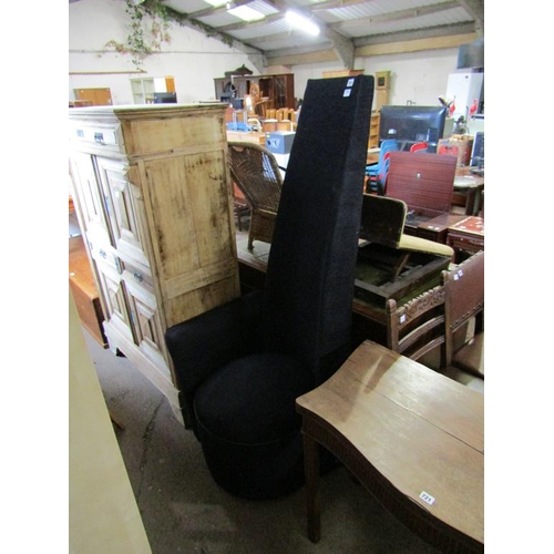 722 - HIGH BACKED CHAIR