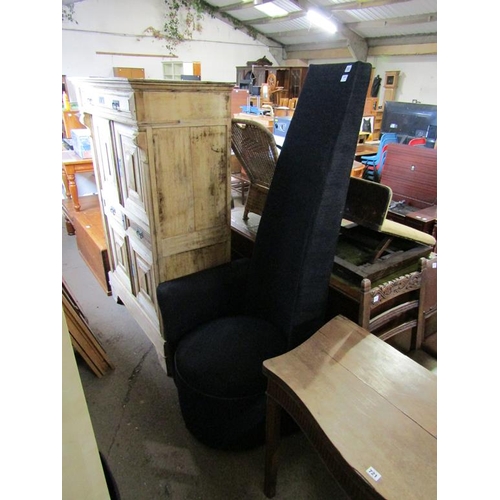 722 - HIGH BACKED CHAIR