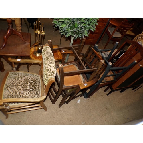 865 - COLLECTION OF DINING CHAIRS