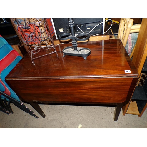 801 - MAHOGANY DROP LEAF TABLE