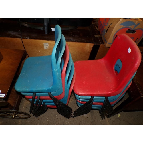 803 - CHILDS STACKING CHAIRS