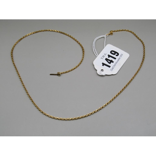 1419 - GOLD NECKLACE 9.1g