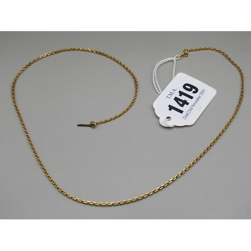 1419 - GOLD NECKLACE 9.1g