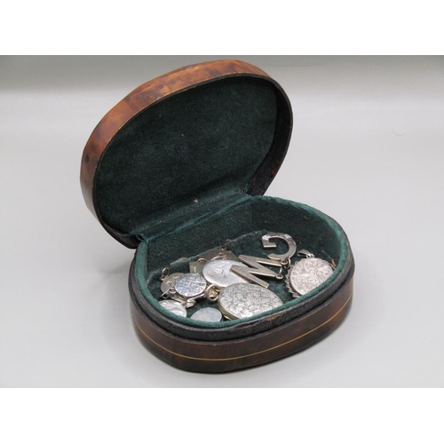 1432 - BOX OF SILVER PENDANT LOCKETS AND SILVER PENDANTS