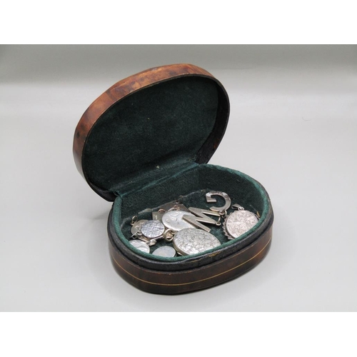 1432 - BOX OF SILVER PENDANT LOCKETS AND SILVER PENDANTS