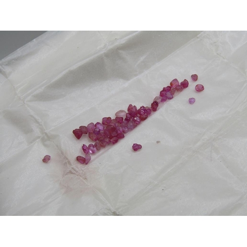 1434 - BAG OF ROUGH CUT GEM STONES