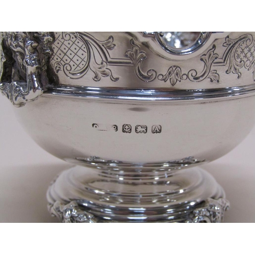 1435 - EARLY 20c SILVER SUGAR BOWL DATED BIRMINGHAM 1925, 5.4ozt