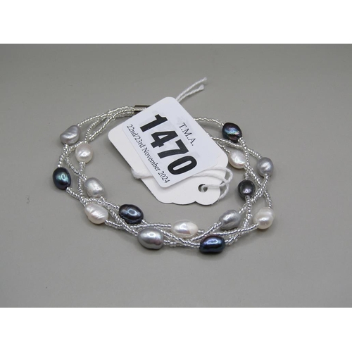 1470 - FRESHWATER PEARL MAGNETIC BRACELET