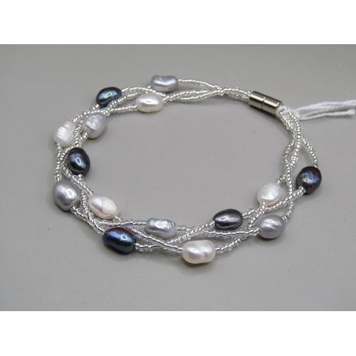 1470 - FRESHWATER PEARL MAGNETIC BRACELET