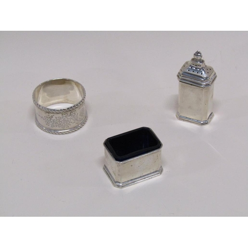 1368 - SILVER NAPKIN SALT AND PEPPER 2.8ozt