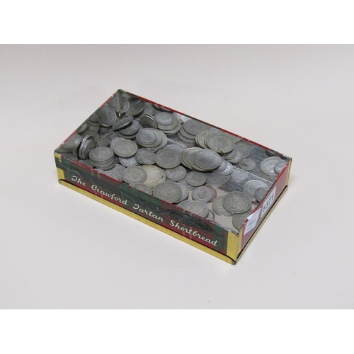 1371 - BOX OF BRITISH PRE-1945 COINS